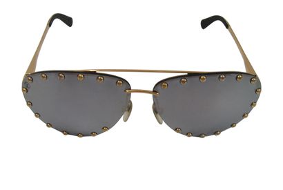 Louis Vuitton Gafas Fiesta, 180&euro;, Accesorios, Azul, Metal - Dorado/Tafetán - Acetato, Vista frontal